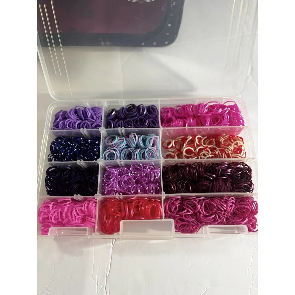 Creative Options Stow'n'Go Shoulder Tote W/ Three Trays of Rainbow Loom Supplies